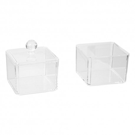 Cajas Dispensadoras Para Algodon Selena Transparente