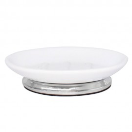 Jabonera Luxe de Cerámica – Blanco