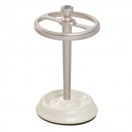 Porta Cepillos de Dientes-Blanco/Cromado